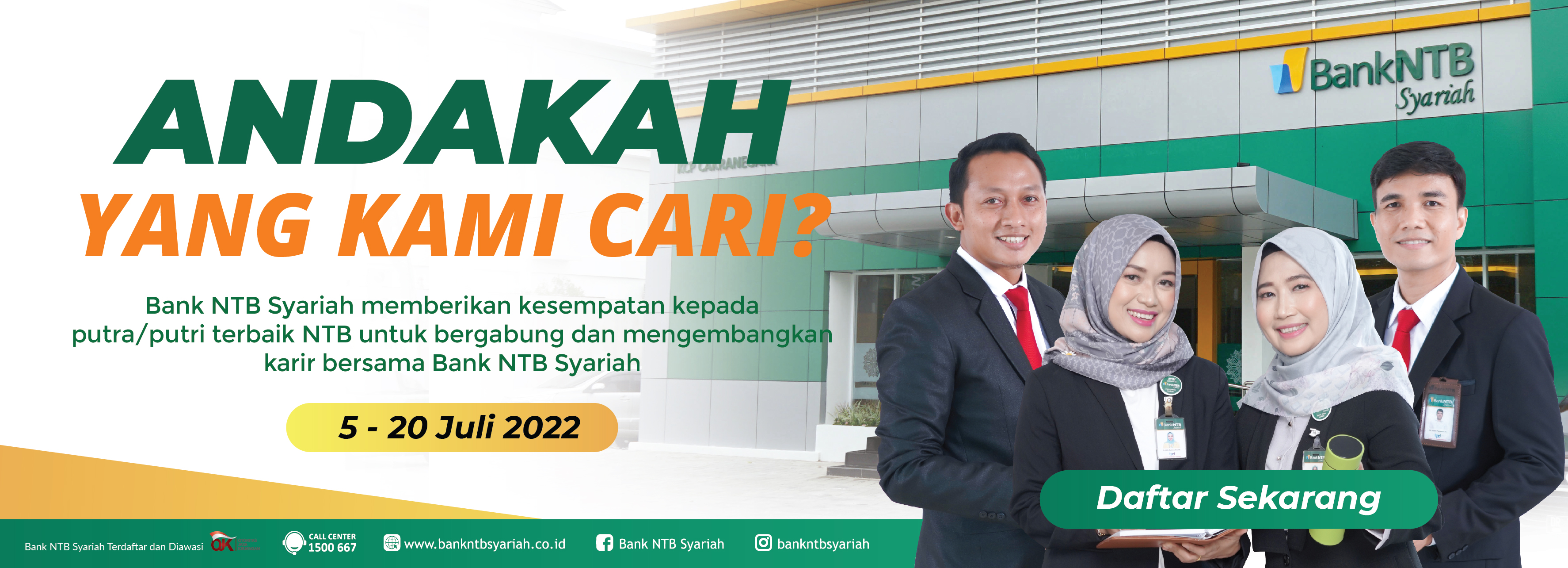 BANK NTB SYARIAH OPEN RECRUITMENT 2022