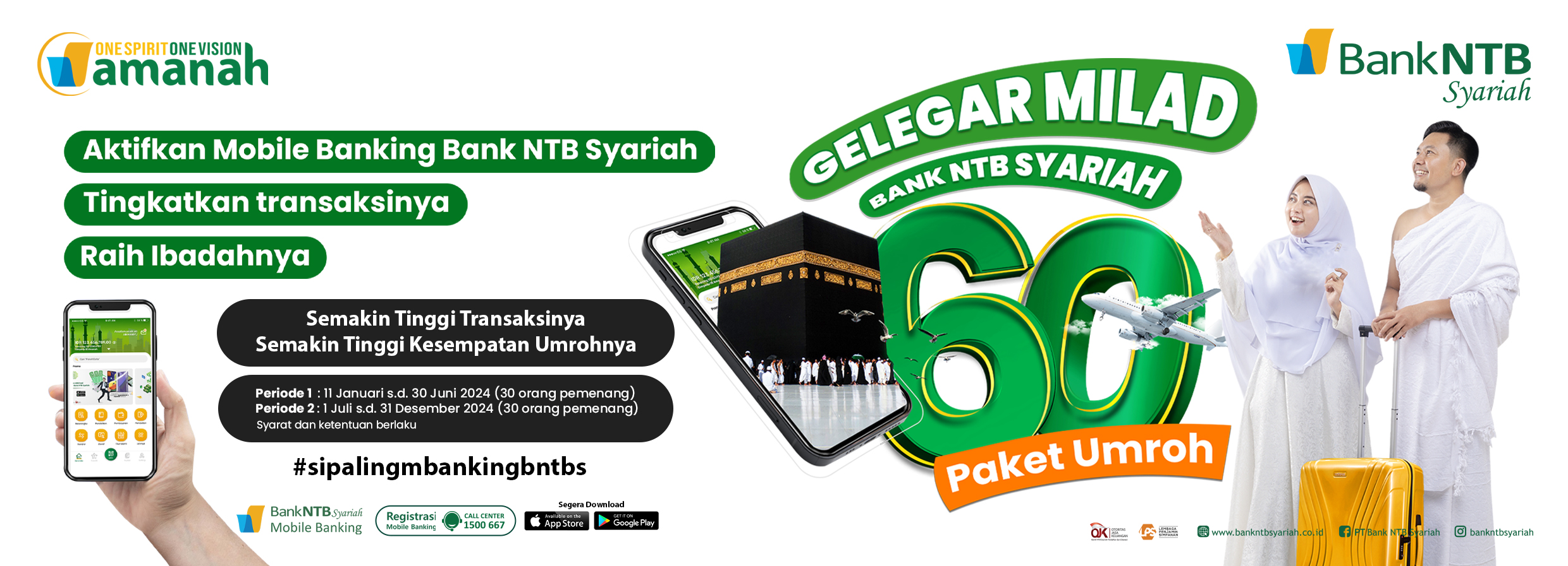 Gelegar Milad Bank NTB Syariah ke-60